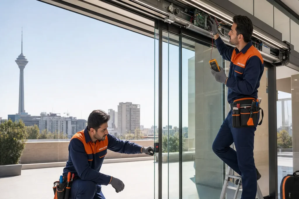 تعمیرات درب اتوماتیک BFT بی اف تی 2 تعمیرات درب اتوماتیک BFT بی اف تی