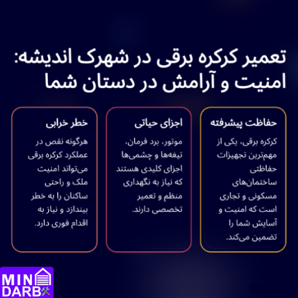 تعمیر کرکره برقی در شهرک اندیشه 4 تعمیر کرکره برقی اندیشه